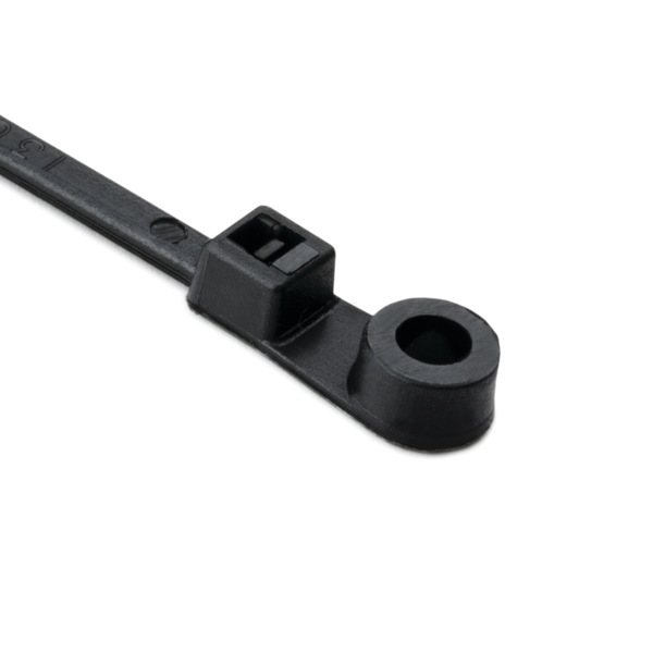 <ul><li>One-piece ties for quick, simple cable mounting. Bundling and mounting are done with one unit.</li></ul>|